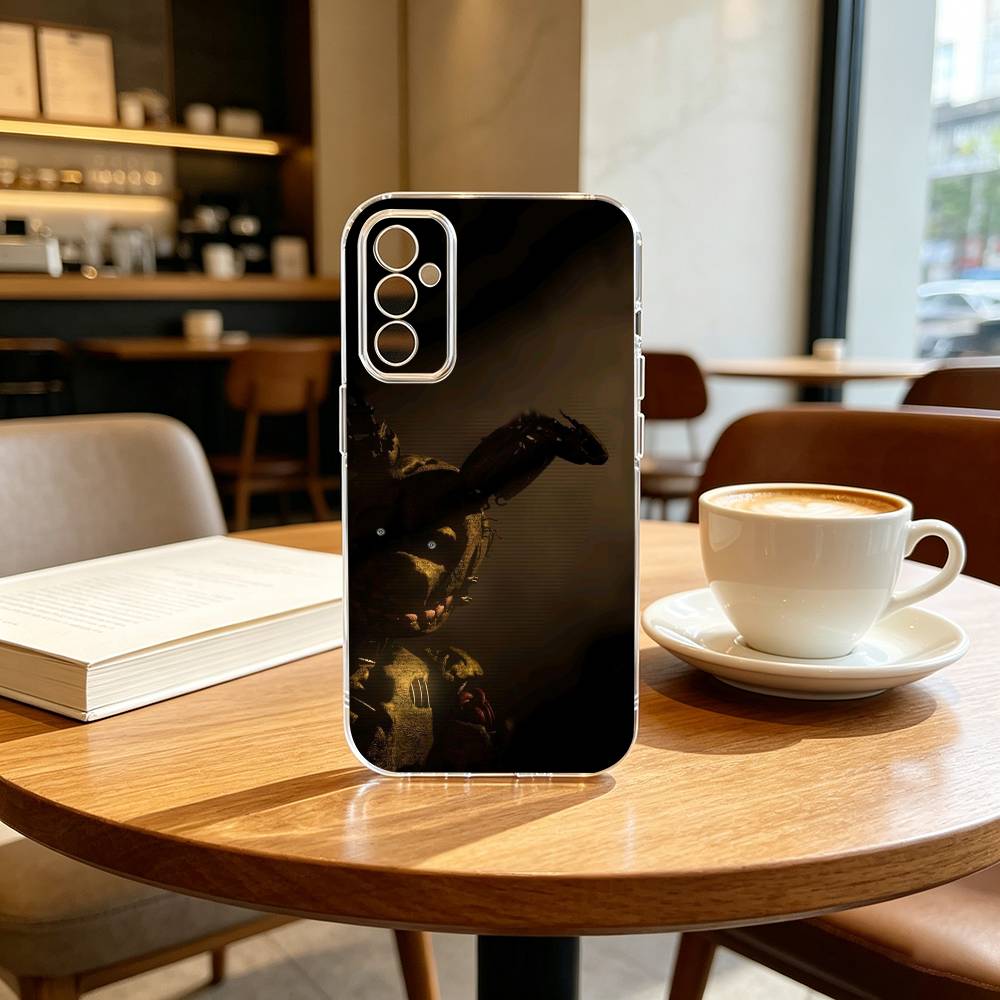 F-Five N-Nights GAME Phone Case For SamsungA10,12,20,21S,30,31,40,50,51,52,70,71 Transparent Cover
