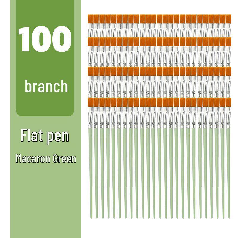 Wei Zhuang Kids' DIY Plaster Nylon Fine Liner Blue Brush for Oil Painting & Graffiti.