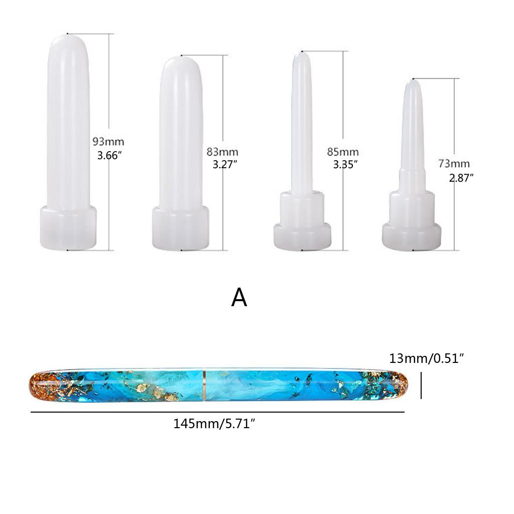 1 sada odlévací formy na kuličkové epoxidové pero Epoxidová forma na odlévací pero Silikonové formy na odlévací pera na odlévací pero