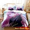 Gotou Hitori Bedding Set Printed Bed Set With Pillowcase Bed Duvet Cover Soft Single Double Queen Super King Size Bedroom