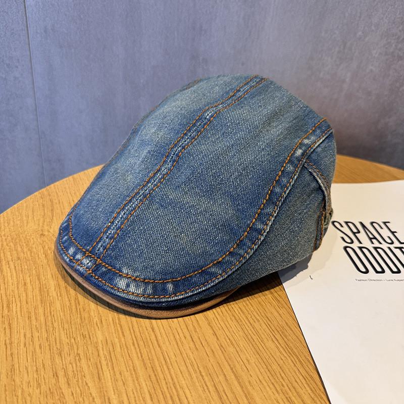 Stylish Denim Cap With Sun Protection For Hip Hop Style Fashion Breathable Gift