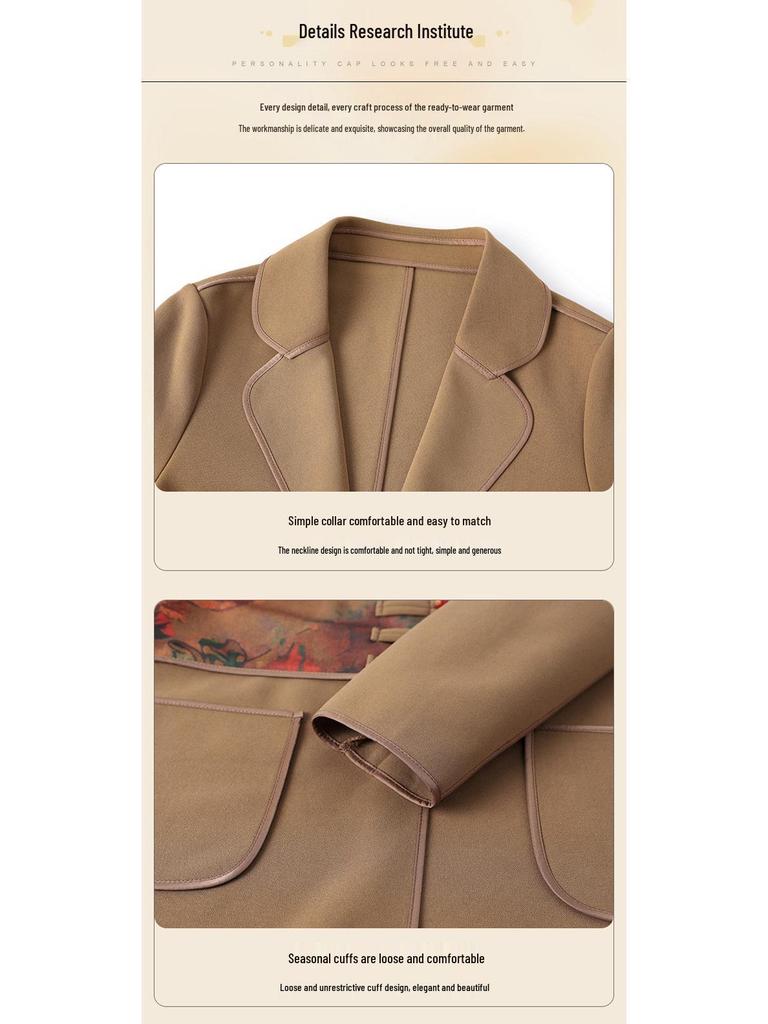 2025 Autumn National Style Jacket: Fashionable, Age-Reducing Suit for Middle-Aged & Elderly Women