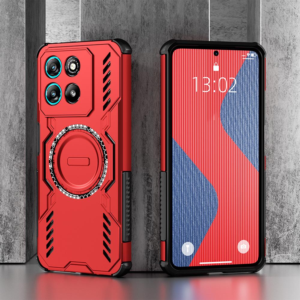KEYSION Heat Dissipation Case for Motorola G86 5G G57 G67 Power Magnetic Cooling Shockproof Phone Cover for MOTO G100 G15 G75 5G