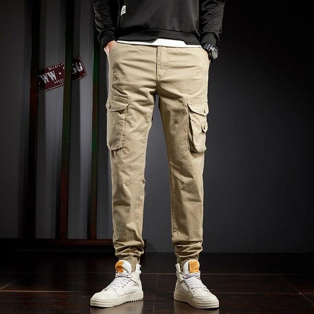 Jantour 2021 Pantalones Camuflaje para Hombre Algodón Casual Pantalones Cargo Militares Joggers Pantalones de Exterior para Hombre Bolsillos 3D Pantalones Harajuku