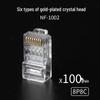 Xunhuo Shielded Cat6a RJ45 Modular Plug