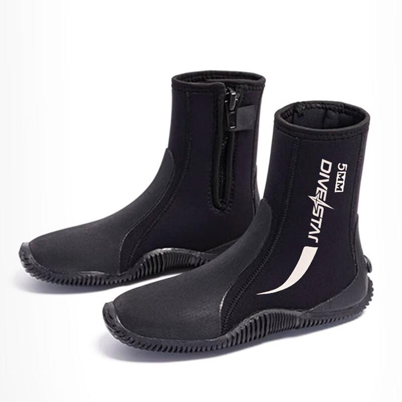 WEZHO 5mm Thickened High-Top Diving Boots