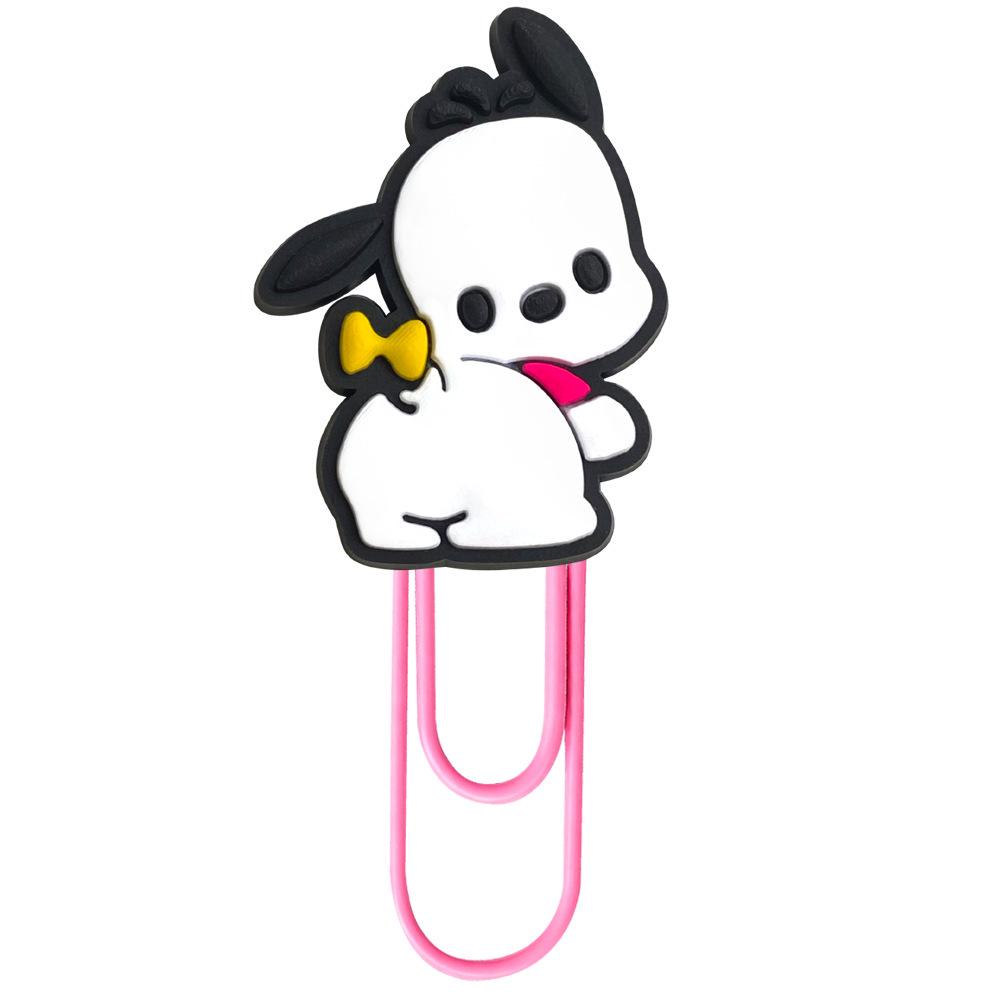 Sanrio Cartoon Creative Bookmark: Colorful DIY Large Paperclip Office Supplies
