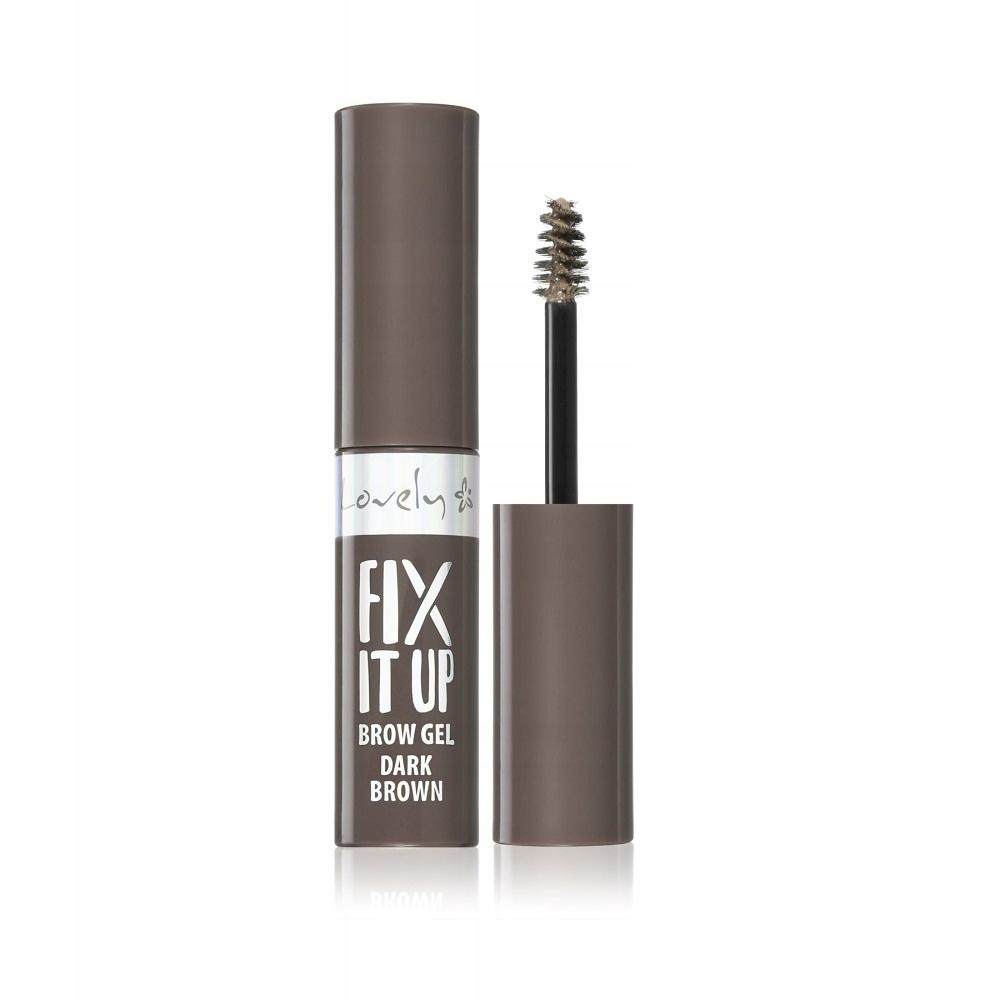 Lovely Fix It Up Brown Gel Dark Brown Eyebrow Fixing Gel