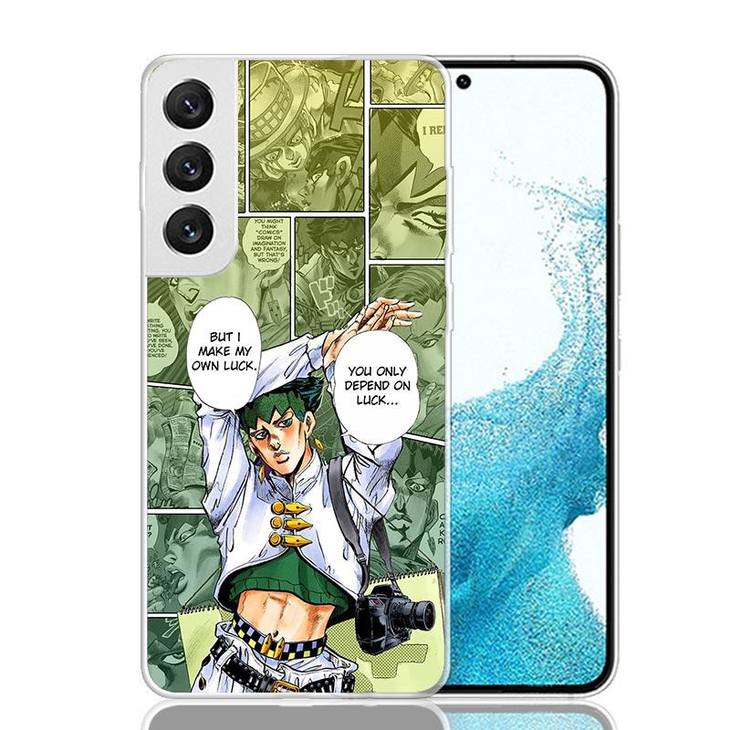 JoJo Bizarre Adventure Anime Case Phone Cover for Samsung Galaxy S24 S25 Ultra S23 Plus S22 + S21 S20 FE S10 S25Plus Trend Funda