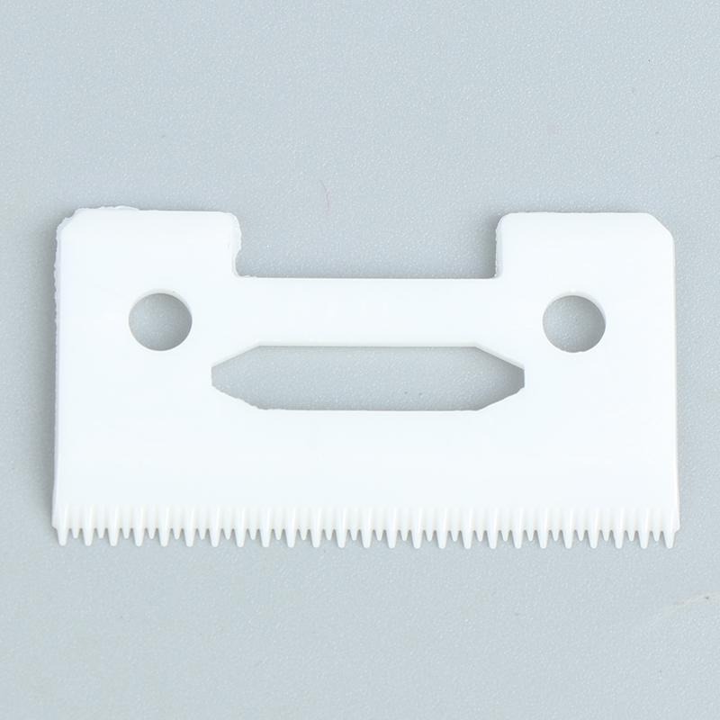 Ceramic Movable Blade 2-Hole Stagger-Tooth Ceramic Movable Blade For Magic Cordless Clip 8148 Hairdresser