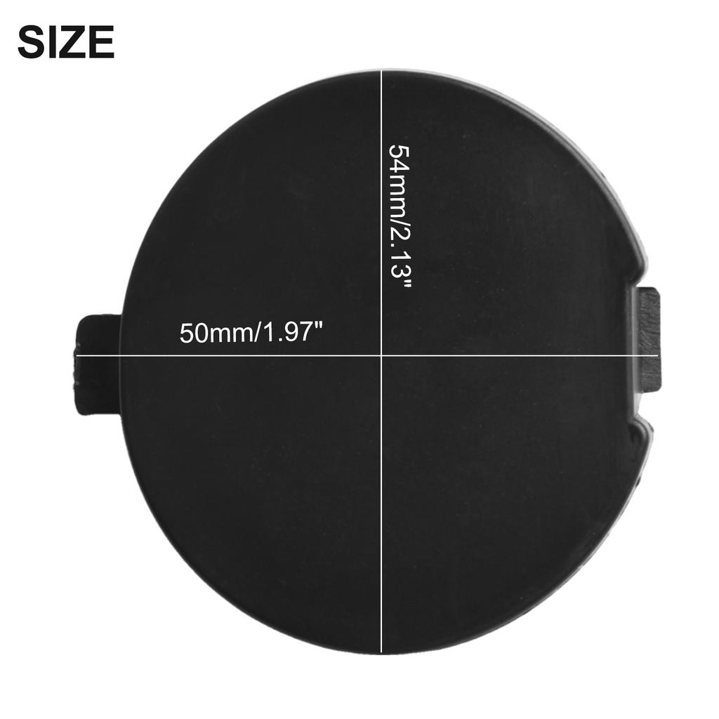 Bumper Tow Hook Cap Front Bumper Cover Secure Fit Sleek Look Clip-On Attachment Daily Wear And Tear Easy Installation