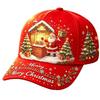 Exclusive for Red Christmas Hats, Santa Hats, Adults, Children, Digital Printing Casual Design