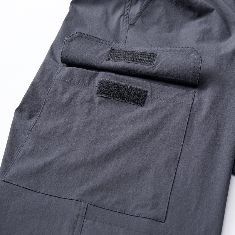 Men's Quick-Dry Elastic Tactical Pants - Multi-Pocket Ice Silk Mountaineering & Workwear