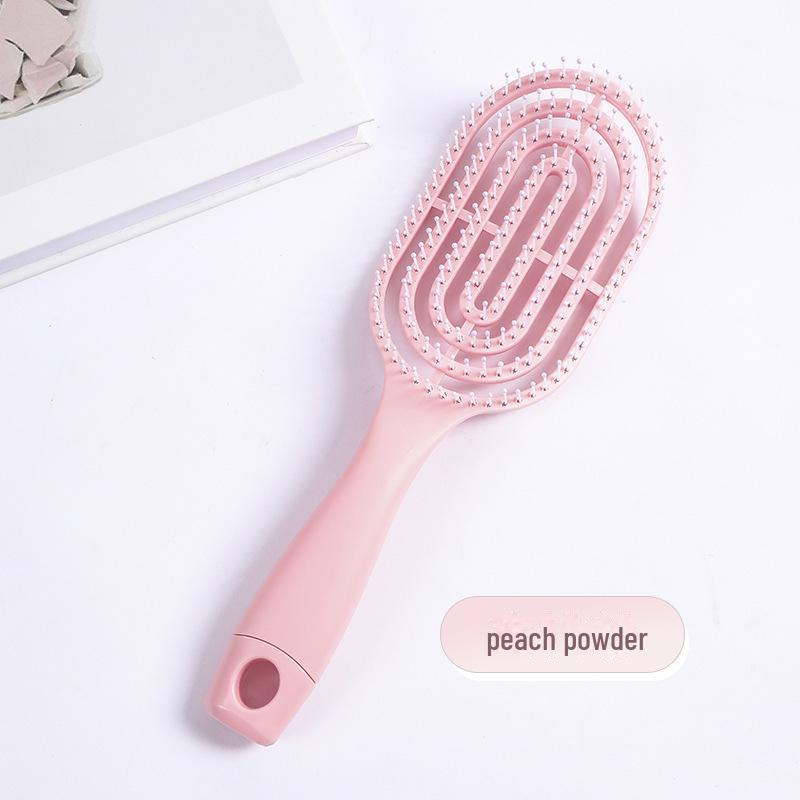 

Эластичная ребристая симпатичная портативная расческа для волос и массажа для девочек OPP Packaging