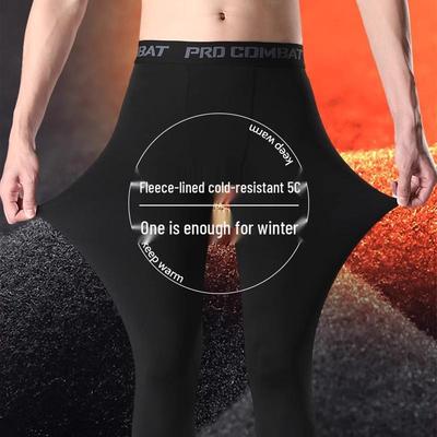 Herren Winter Warm Hohelastische Haifisch samt Unterhose
