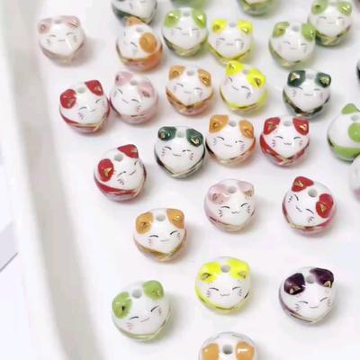 Kitty Maneki-neko Beads Makeing Bracelet DIY Jewelry Accessory  DIY Jewelry