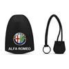 Car Stickers For Alfa Romeo Drawstring Car Logo Key Housekeeper Key Case For Alfa Romeo Giulia Stelvio Giulietta 156 159 147 Mit