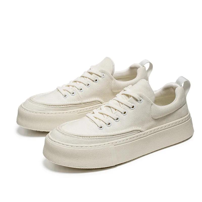 

2024 Новые дышащие парусиновые туфли, дышащие и универсальные зеленые повседневные туфли для сноуборда, модная мужская спортивная обувь, размер 39-44 44 белый