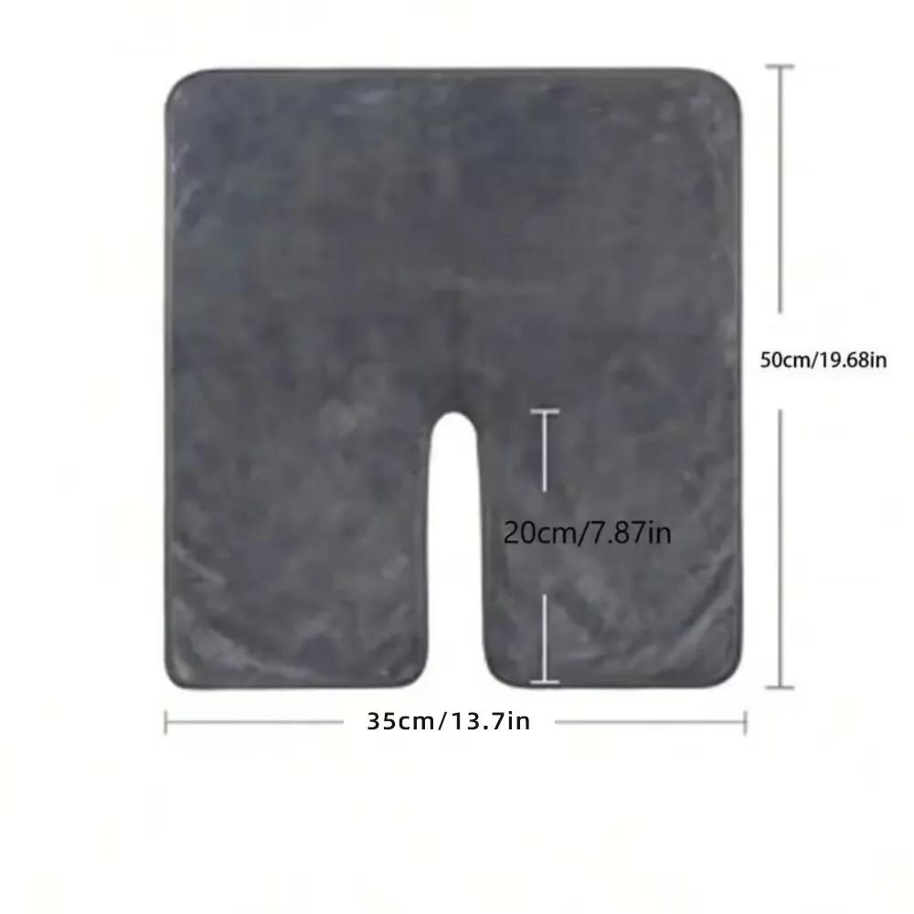 1 Pc Beautician's Special Face Towel - Spa Grade U-shaped Face Towel - Soft Massage and Skincare Tool
