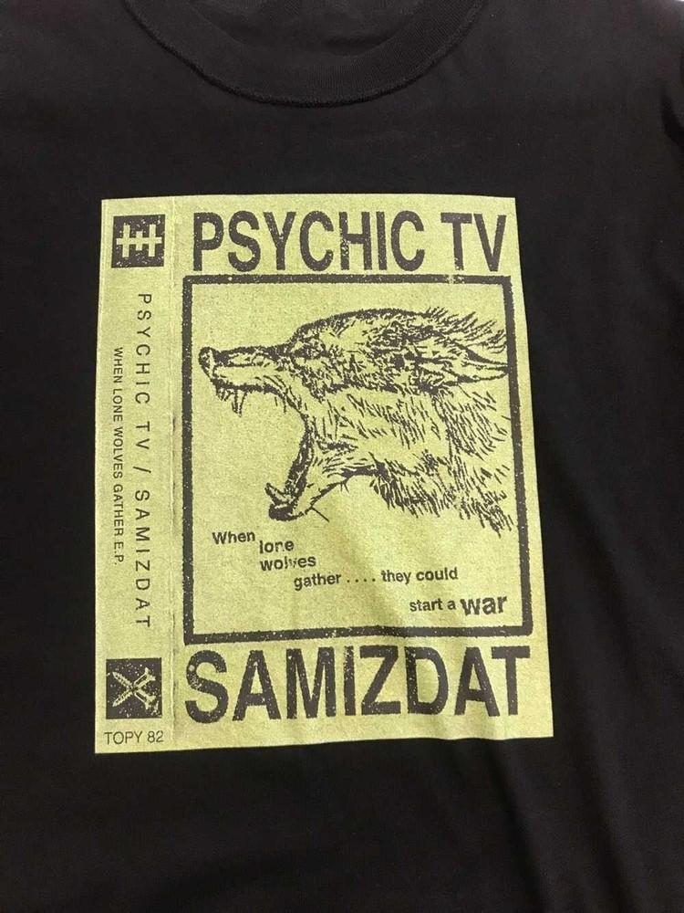 samizdat psychic tv shirt black color shirt gift for fan Unisex T-Shirt L