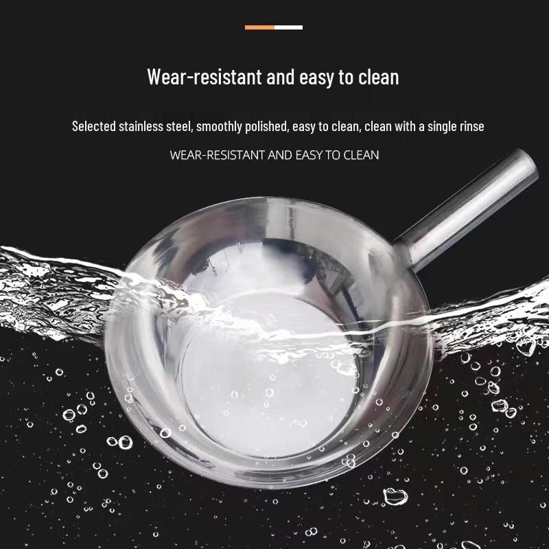 Bingyue Stainless Steel Flat-Bottom Water Ladle (2-Pack)