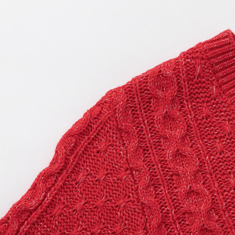 Balabala Girls' Sweet Bow-Knot Knit Cardigan
