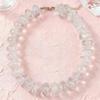 1 Stück Bohème Mode Lässig Dopamin Acryl Perlen Halskette Anhänger Klobiger Schmuck Geeignet für Frauen