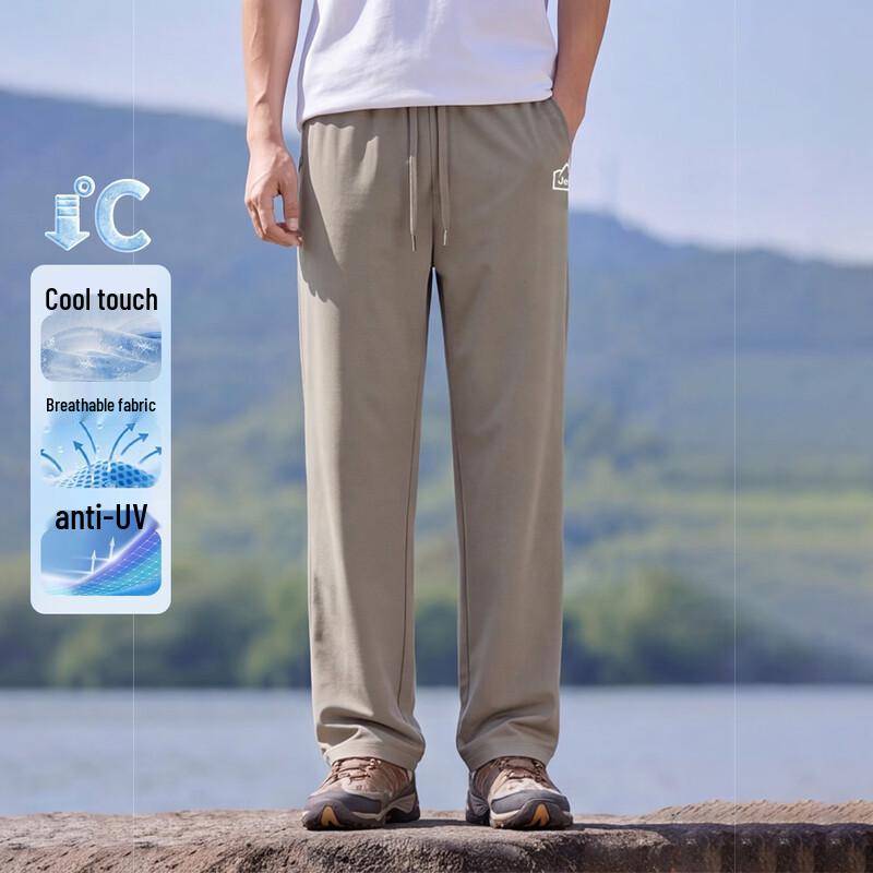 JEEP Men s Ice Silk Loose Straight Casual Pants M