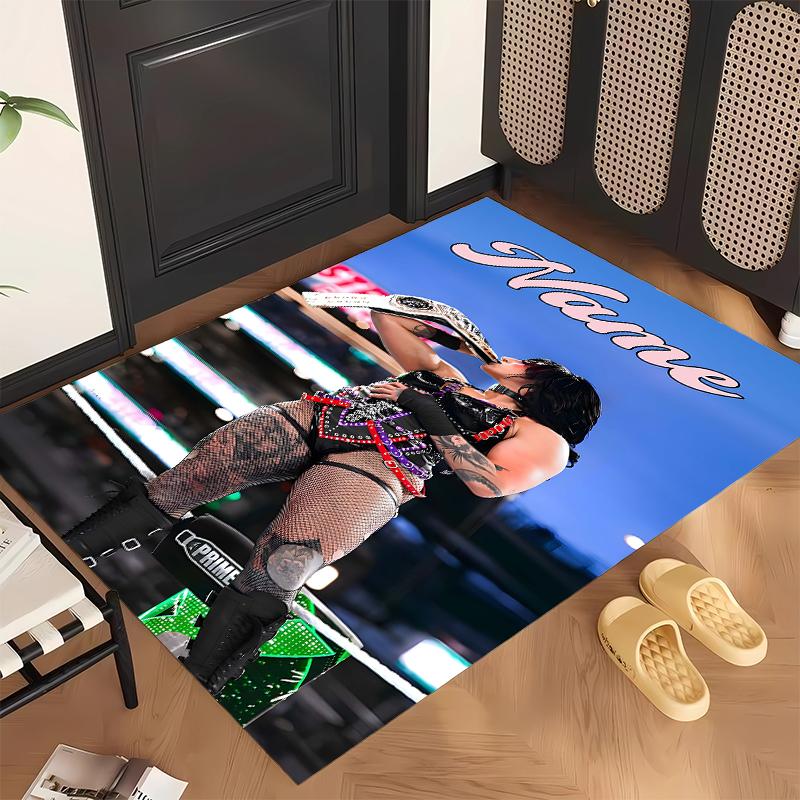 Rea (1) Tappeto da Ufficio Personalizzato con Nome Decorazione Elegante per Soggiorno Camera da Letto Cucina
