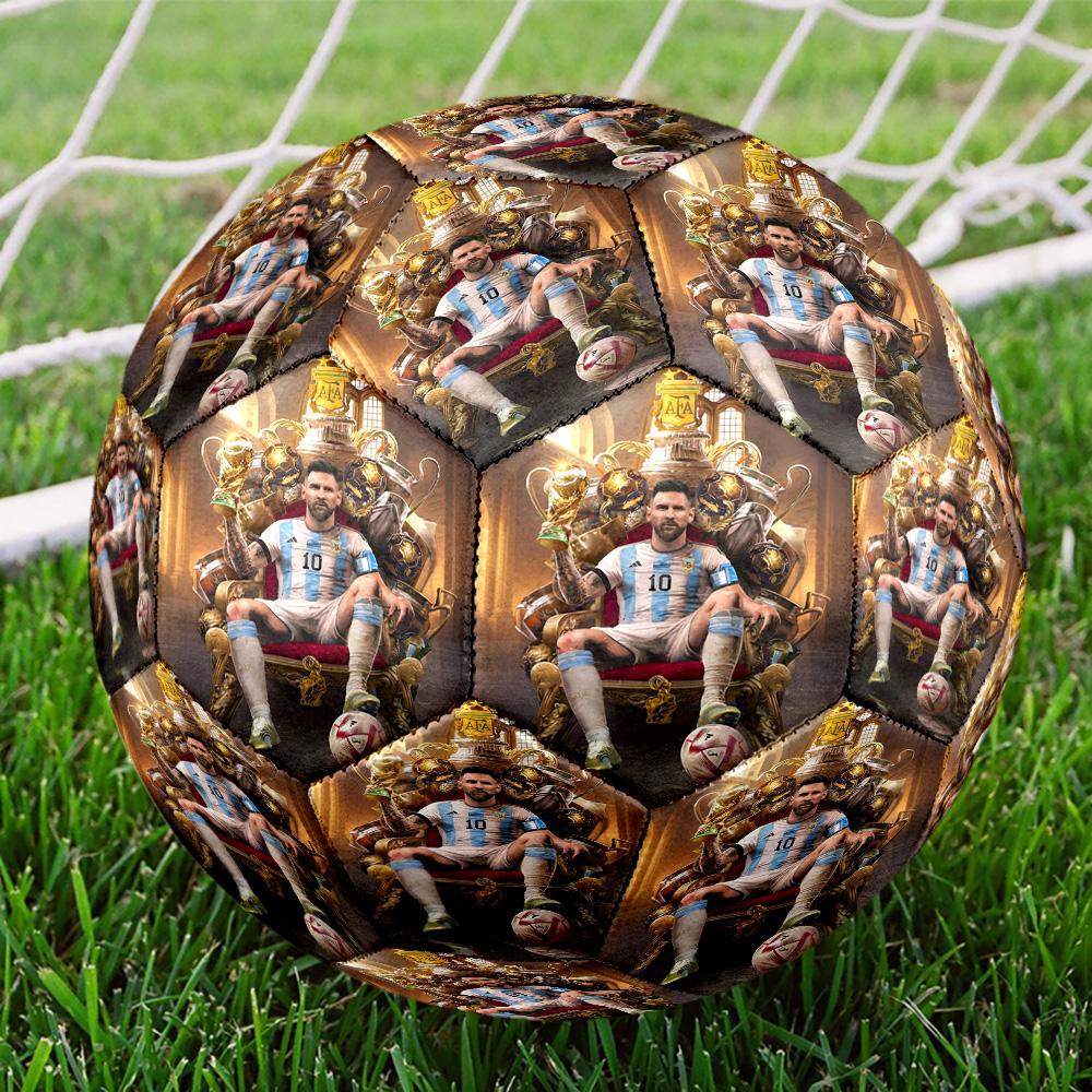 Messi 10 Number World Cup Champion Size 5 Soccer Ball Machinestitched Indooroutdoor Training And Matches Ideal For Soccer Enthusiasts
