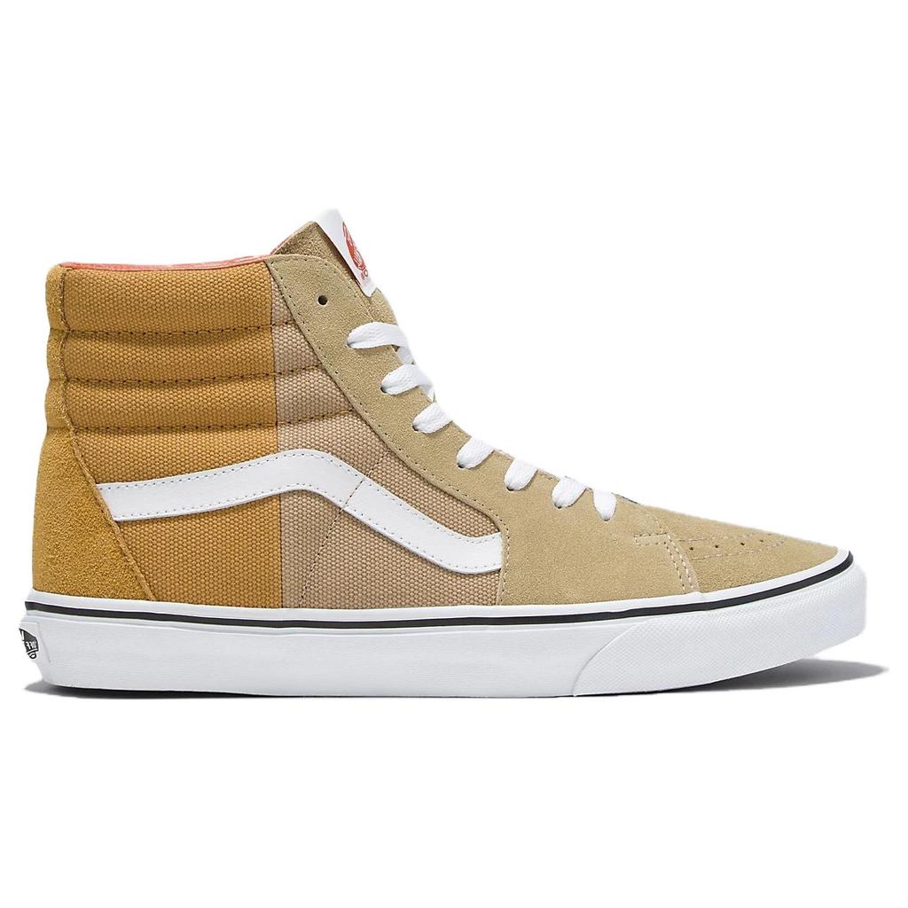 New Vans Sk8 Hi Split Duck Canvas 'Beige Gold' VN0009QN448