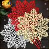 5-20PCS Christmas Snowflake Placemats and Table Runner Heat Resistant Dining Room Table Mats Holiday Party Tableware Decorations