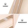 Vintage Wooden Multifunction Storage Box Elegant Hollow Design Organizer for Home Office School Storage Box Wooden Basket