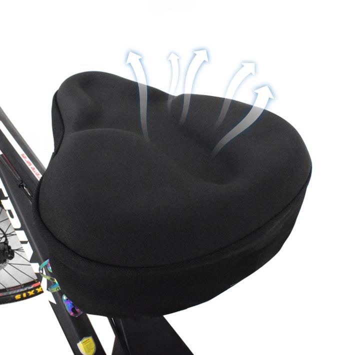 Electric Bicycle Seat Cushion Cover Mountain Bike Soft Comfort Thickened Seat Cover 3d Battery Bike Silicone Cushion Cover