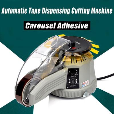 Grijze Automatische Tape Dispenser Elektronische Carrousel Lijm Snijmachine Voor ZCUT-2 160W