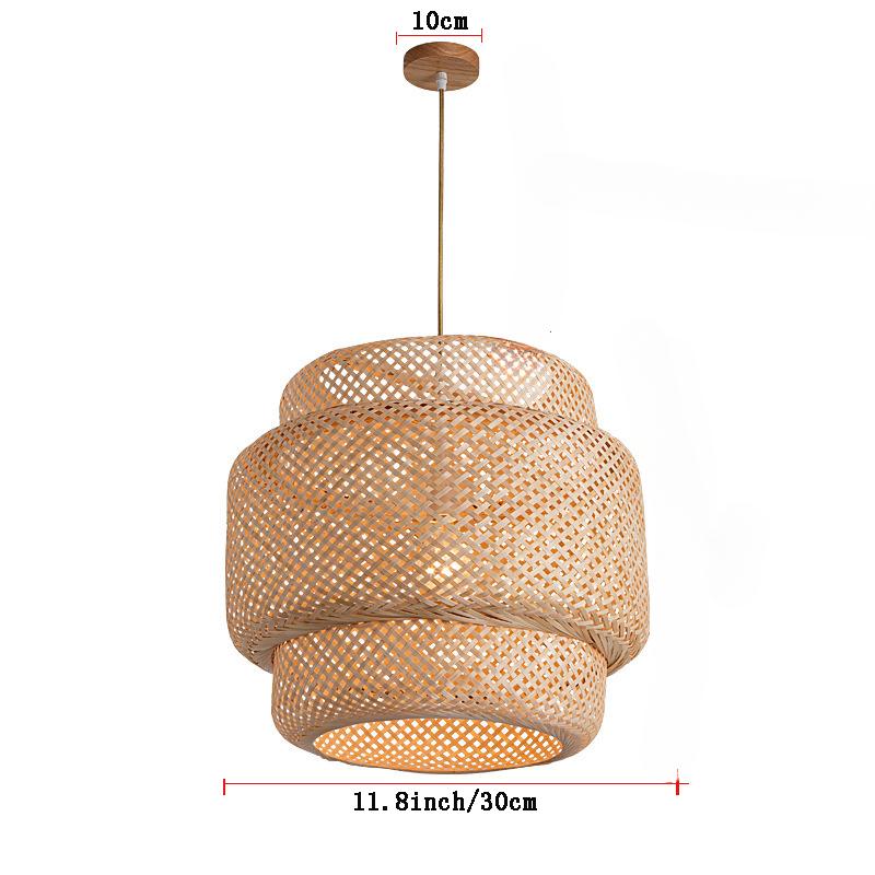 

Бамбуковый фонарь подвесной светильник Натуральный ротанг плетеный E27 люстры лампочки подвесной светильник Ресторан Домашний декор AC85-260V Ручная работа