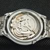 USED VINTAGE SEIKO 5 AUTOMATIC 6309A JAPAN MENS D/D BLACK WATCH 596-a312771-2 SKU596-a312771