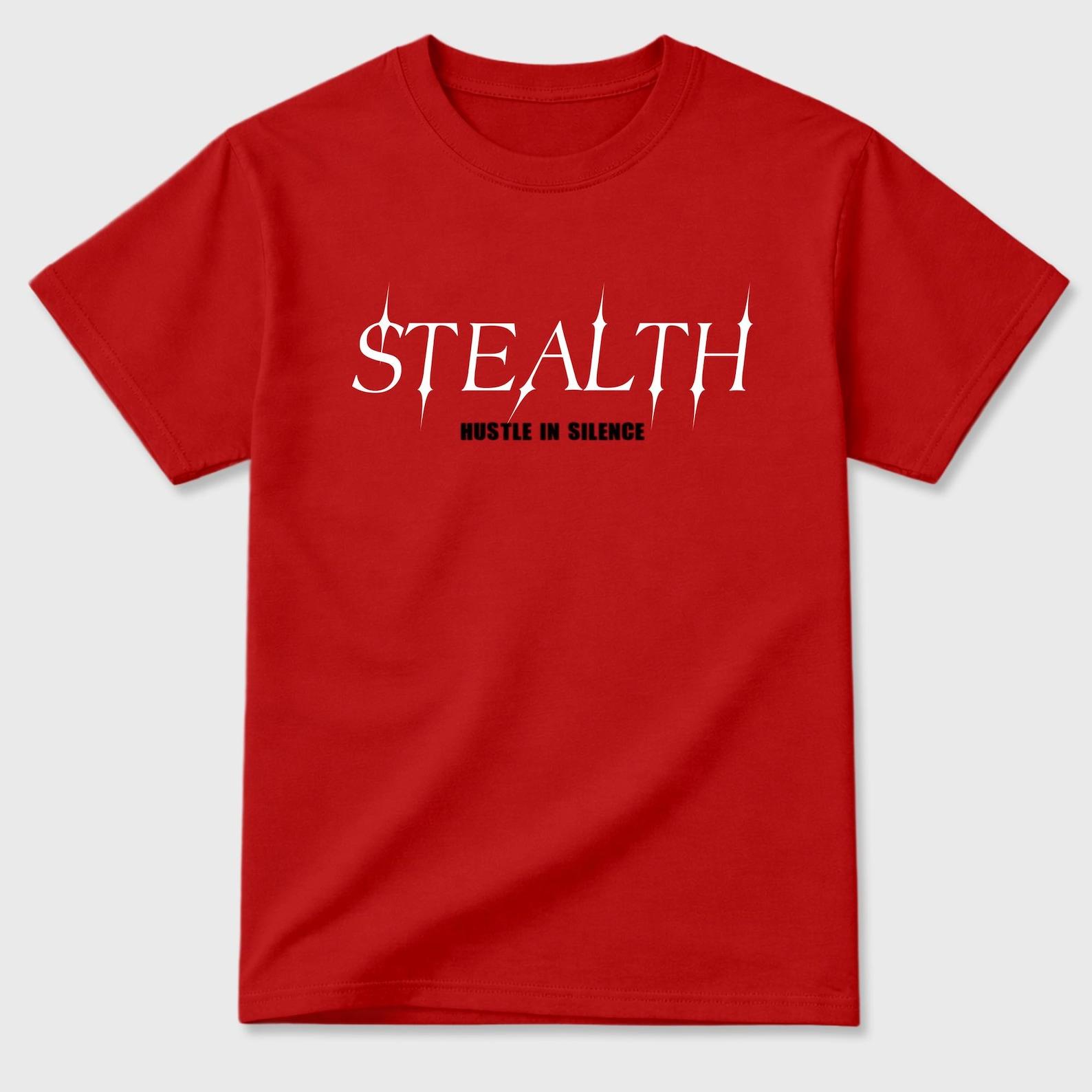 Stealth graphic tee. Streetwear Brand Graphic T-Shirt. AJ13 University Red S