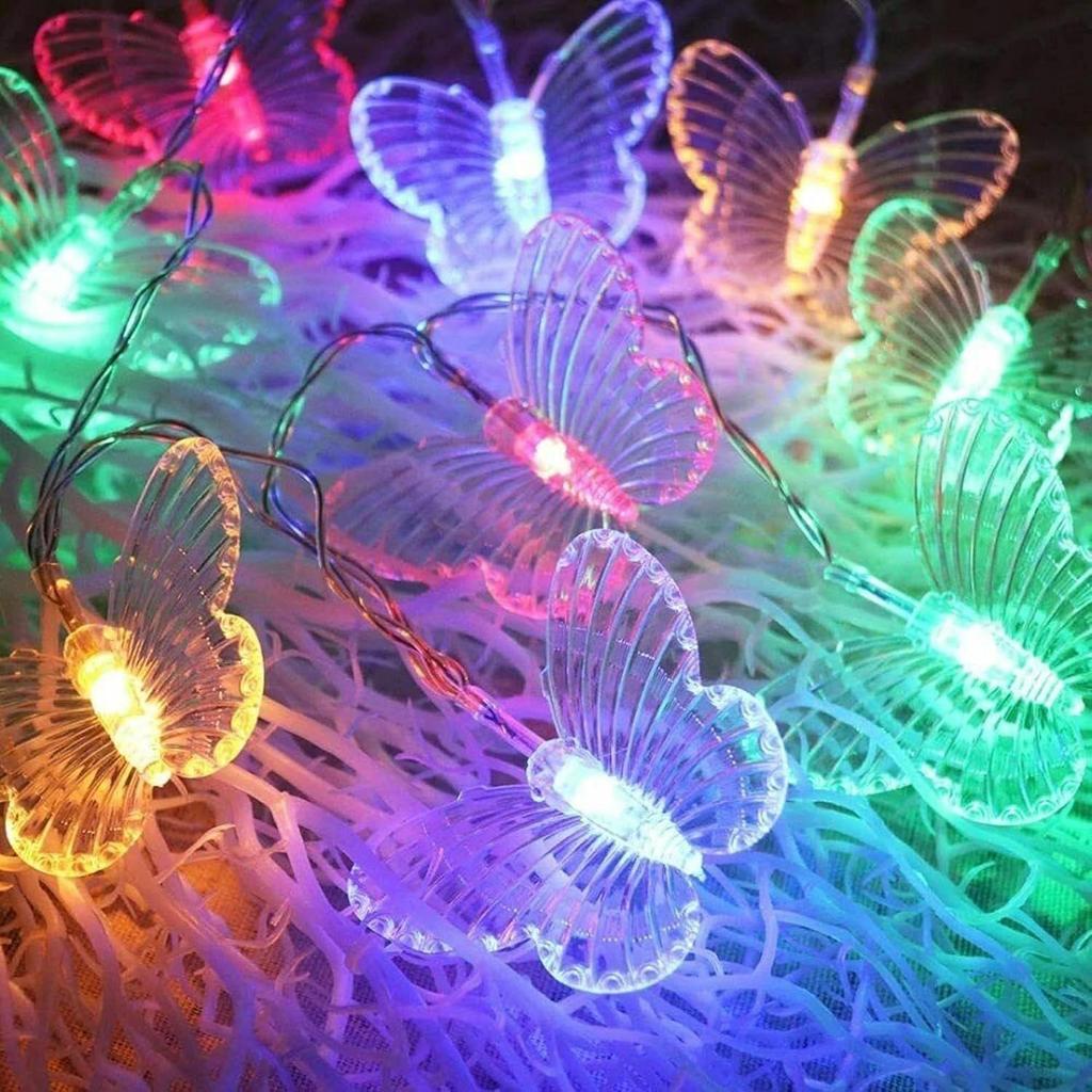 Butterfly Lights for Decoration - 4 Meter, 14 Led Lights for Decorations, Decorative Light for Home Decoration