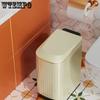 Stainless Steel Trash Can Household Footstep Bathroom Kitchen Living Room Large Capacity Intelligent Trash Can