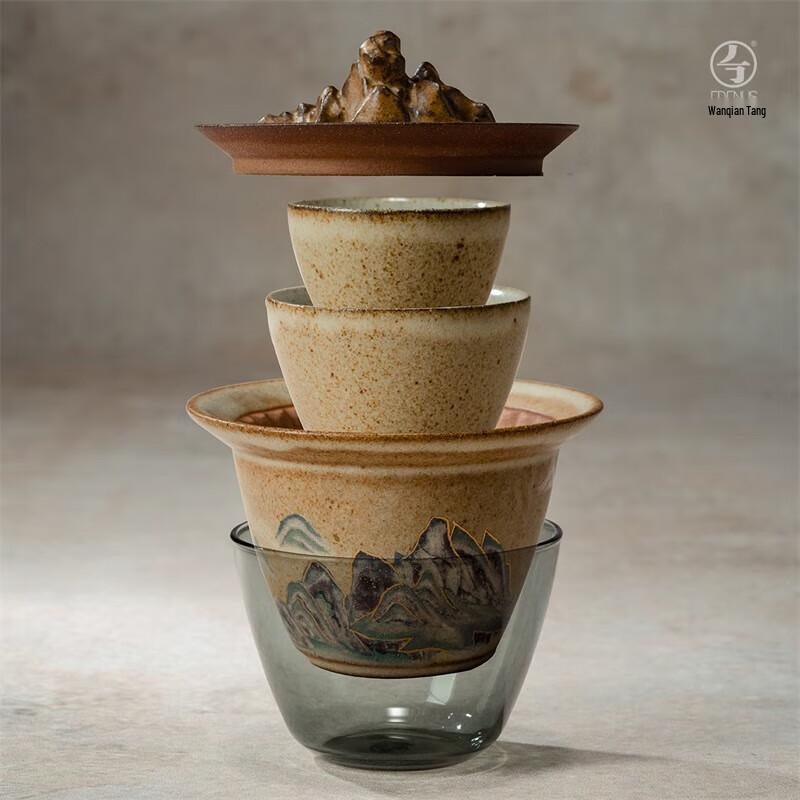 Edenus Dunhuang Co-branded Portable Ceramic Travel Tea Set