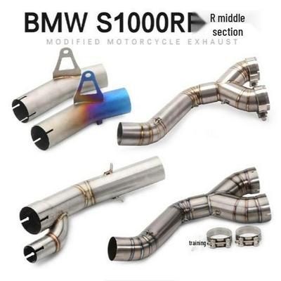 BMW S1000RR 304 Roestvrij Staal Middenpijp Motoruitlaat