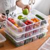 Contenitore Croccante Multi Scomparti Classificazione Stoccaggio Trasparente Antipolvere Grande Capacità Snack