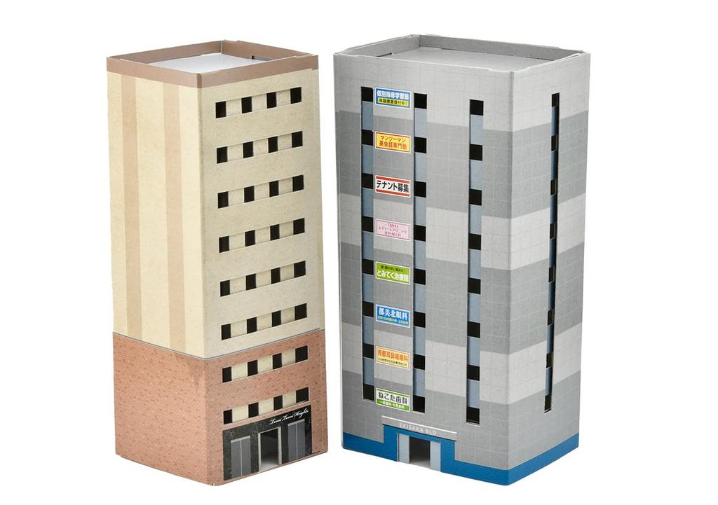 TOMYTEC Paper Structure C04 Heights Tennant Building Diorama Supplies Eco-Rakuture
