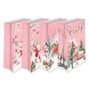 Snowflake Snack Packing Bag Santa Claus Christmas Paper Packaging Bag  Party Favors Decor