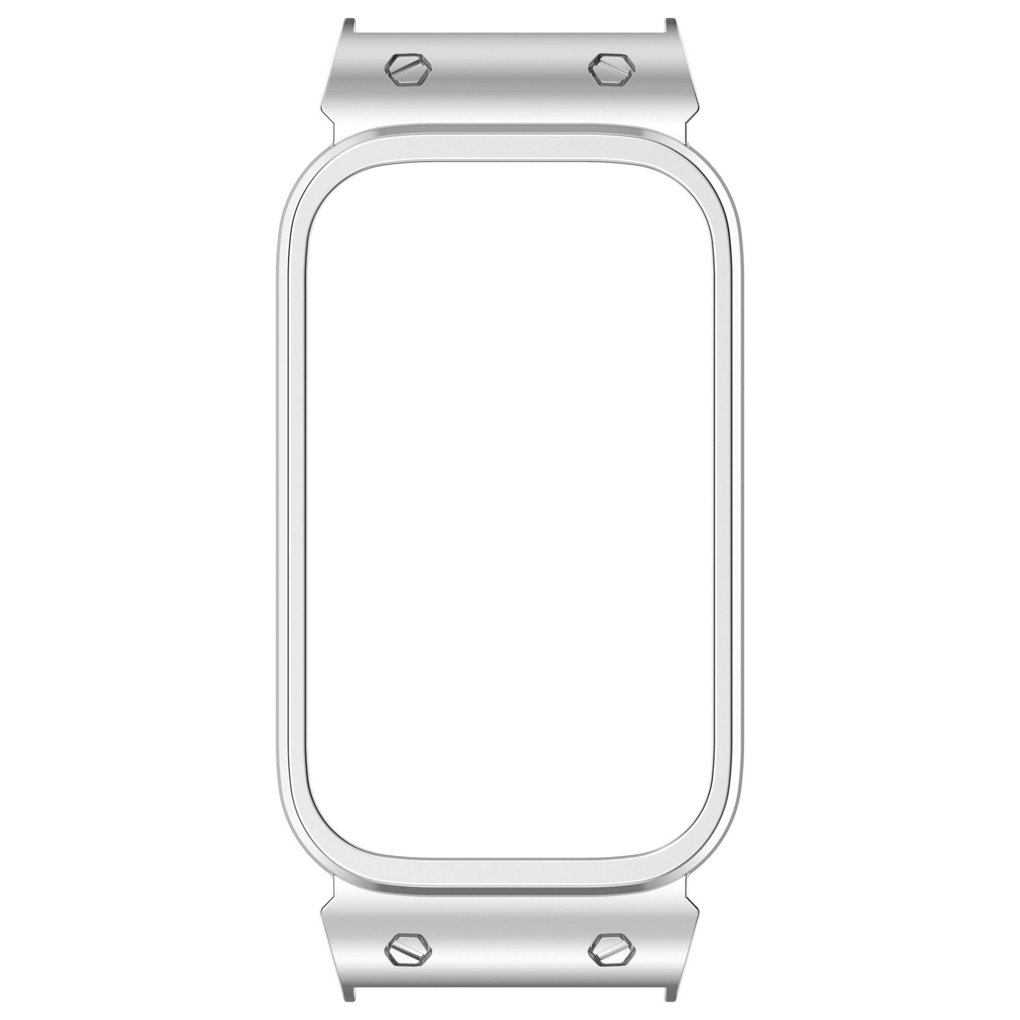 

For Xiaomi Smart Band 9 Active/Redmi Band 3 Watch Case Metal Frame Protective Cover D
