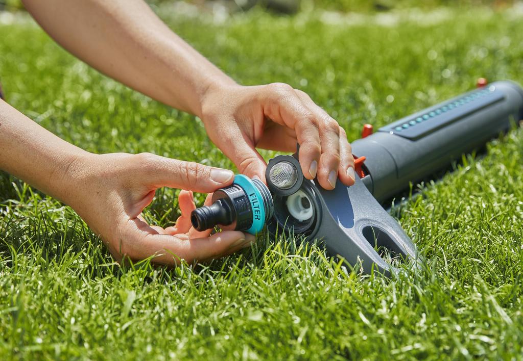 Zraszacz Pistolet Wahadłowy Gardena Aquazoom M 250M2 Do Nawadniania Trawy