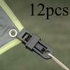 12-Pack Heavy-Duty Waterproof Tarp Clips - Multi-Purpose Alligator Mouth Clamps with Secure Grip, Durable PP Material for Pool Covers, Canopies