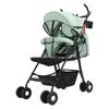 Baby Folding Travel Stroller 5 Point Harness Universal Wheels Lightweight Stroller Green
