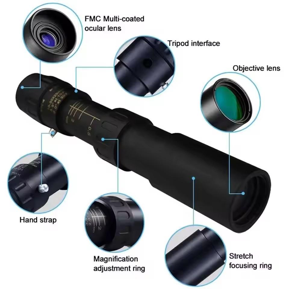 1pcs /1set Telescope Super Zoom Portable High Definition View Long Distance Viewing Suitable For Travel Photography Hunting